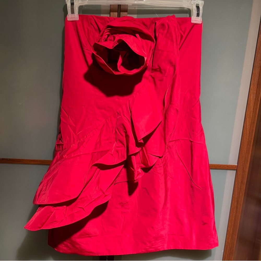 Pearl By Georgina Chapman of Marchesa Rosette Formal Cocktail Dress Size 12